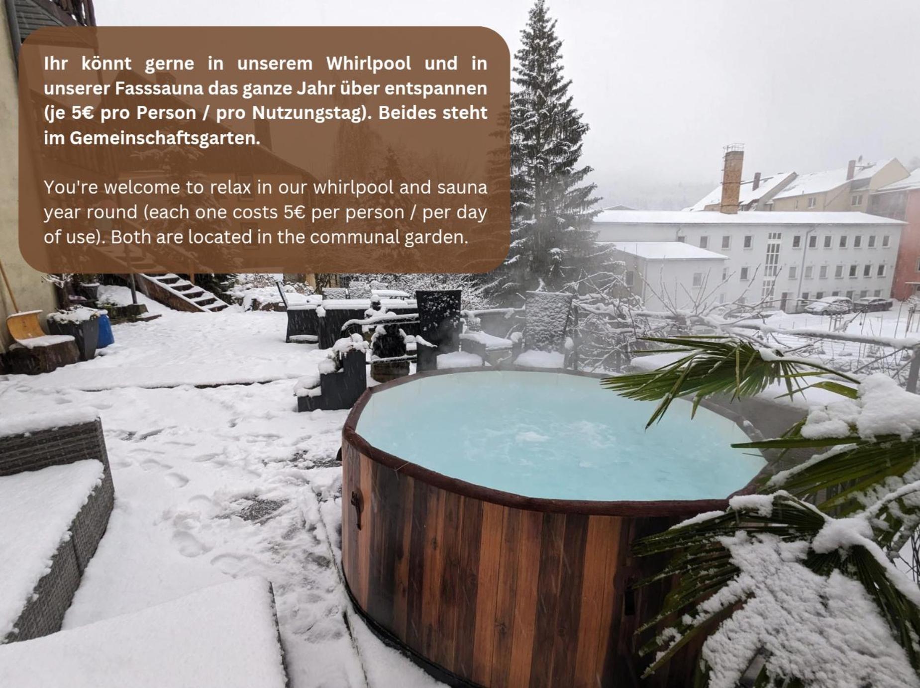 Hw1 - Urlaubsmagie - Sauna&Whirlpool Zum Entspannen Sebnitz Εξωτερικό φωτογραφία
